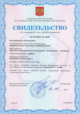 Измерители частот собственных колебаний ИЧСК